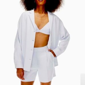 NWT Aritzia Freeform Shirt frozen grey